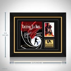 RARE-T Limited Edition Frames James Bond License To Kill Script Limited Signature Edition Studio Licensed Custom Frame