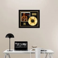 RARE-T James Bond Goldfinger Gold LP Limited Signature Edition Studio Licensed Custom Frame Limited Edition Frames