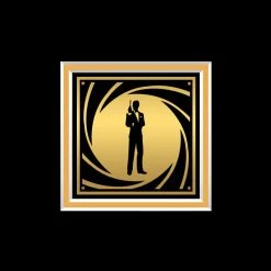 RARE-T James Bond Goldfinger Gold LP Limited Signature Edition Studio Licensed Custom Frame Limited Edition Frames