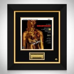 RARE-T Limited Edition Frames James Bond Goldfinger Soundtrack Limited Signature Edition Studio Licensed LP Cover Custom Frame