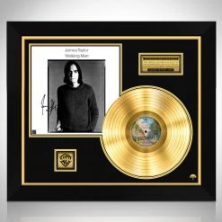 Rare-T Limited Edition Frames James Taylor Walking Man Gold LP Limited Signature Edition Studio Licensed Custom Frame