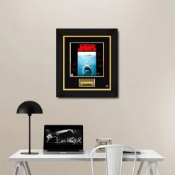 RARE-T Limited Edition Frames Jaws Movie Soundtrack Limited Signature Edition Studio Licensed LP Cover Custom Frame