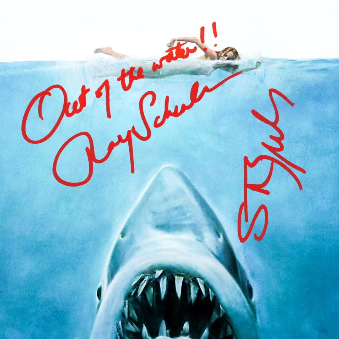 RARE-T Jaws Shark Photo Limited Signature Edition Studio Licensed Custom Frame Limited Edition Frames 2 RARE-T Jaws Shark Photo Limited Signature Edition Studio Licensed Custom Frame Limited Edition Frames