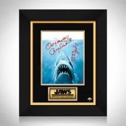 RARE-T Jaws Shark Photo Limited Signature Edition Studio Licensed Custom Frame Limited Edition Frames