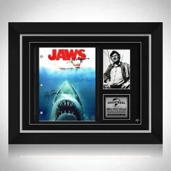 RARE-T Jaws Movie Script Limited Signature Edition Studio Licensed Custom Frame 21 RARE-T Jaws Movie Script Limited Signature Edition Studio Licensed Custom Frame
