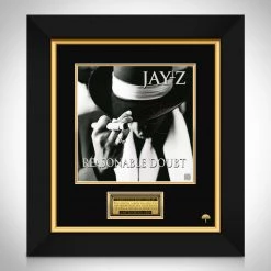 RARE-T Jay-Z Reasonable Doubt LP Cover Limited Signature Edition Studio Licensed Custom Frame