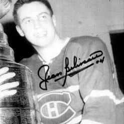 Michel Montreal Canadiens- Jean Beliveau & Maurice Richard Stanley Cup Hand-Signed Photo Custom Frame Sports Memorabilia