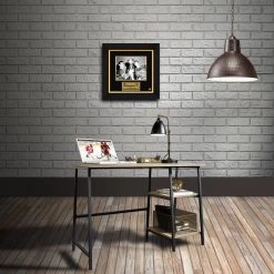 Michel Montreal Canadiens- Jean Beliveau & Maurice Richard Stanley Cup Hand-Signed Photo Custom Frame Sports Memorabilia