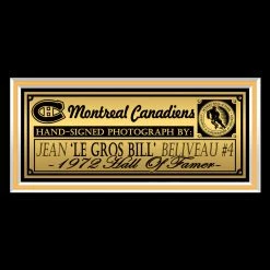 Michel Montreal Canadiens- Jean Béliveau #4 Home Jersey Attacking The Net Hand-Signed Photo Custom Frame Sports Memorabilia 9 Michel Montreal Canadiens- Jean Béliveau #4 Home Jersey Attacking The Net Hand-Signed Photo Custom Frame Sports Memorabilia