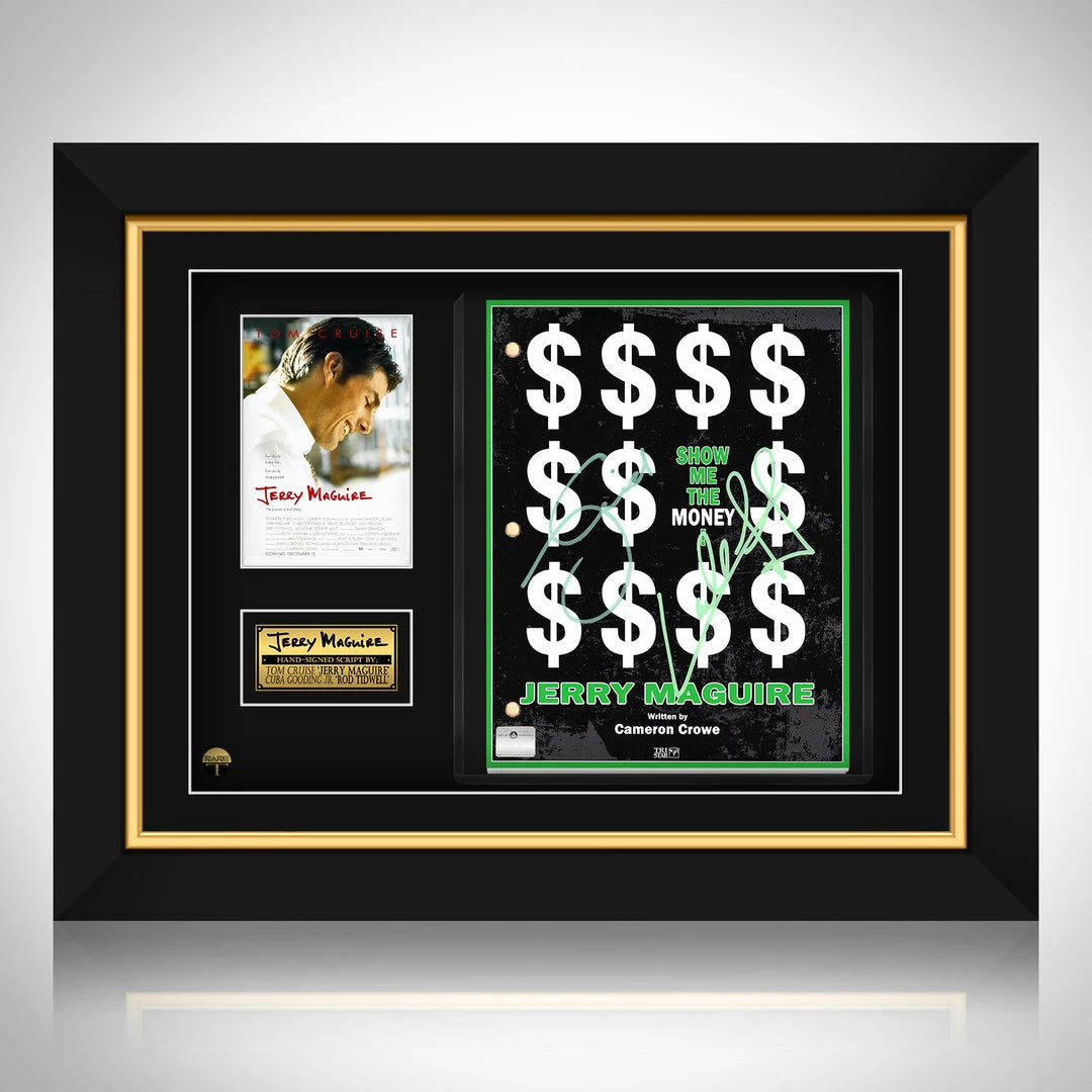 APW Signed Memorabilia Jerry Maguire - Hand-Signed Script By Tom Cruise & Cuba Gooding Jr. Custom Frame 1 APW Signed Memorabilia Jerry Maguire - Hand-Signed Script By Tom Cruise & Cuba Gooding Jr. Custom Frame