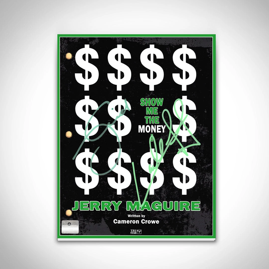 APW Signed Memorabilia Jerry Maguire - Hand-Signed Script By Tom Cruise & Cuba Gooding Jr. Custom Frame 2 APW Signed Memorabilia Jerry Maguire - Hand-Signed Script By Tom Cruise & Cuba Gooding Jr. Custom Frame