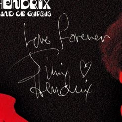 Rare-T Jimi Hendrix Band Of Gypsys Gold LP Limited Signature Edition Studio Licensed Custom Frame Limited Edition Frames