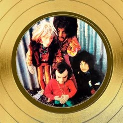 Rare-T Jimi Hendrix Band Of Gypsys Gold LP Limited Signature Edition Studio Licensed Custom Frame Limited Edition Frames