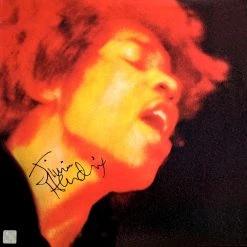 Rare-T Jimi Hendrix Experience Electric Ladyland Gold LP Limited Signature Edition Licensed Custom Frame