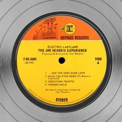 Rare-T Jimi Hendrix Experience Electric Ladyland Platinum LP Limited Signature Edition Licensed Custom Frame