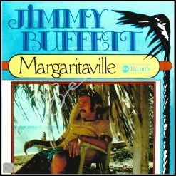 RARE-T Jimmy Buffett Margaritaville Limited Signature Edition Studio Licensed Platinum LP Custom Frame