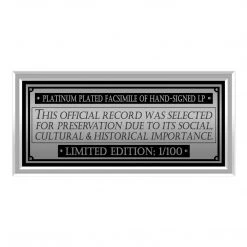 RARE-T Jimmy Buffett Margaritaville Limited Signature Edition Studio Licensed Platinum LP Custom Frame