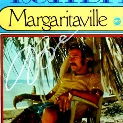 RARE-T Jimmy Buffett Margaritaville LP Cover Limited Signature Edition Studio Licensed Custom Frame