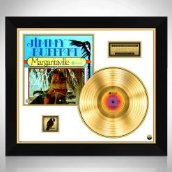 RARE-T Jimmy Buffett Margaritaville Gold LP Limited Signature Edition Studio Licensed Custom Frame Limited Edition Frames