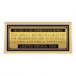 RARE-T Jimmy Buffett Margaritaville Gold LP Limited Signature Edition Studio Licensed Custom Frame Limited Edition Frames