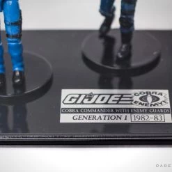 Gi Joe - 1982-83 Gen 1 Cobra Commander & Guards Rare-T Exclusive Museum Display