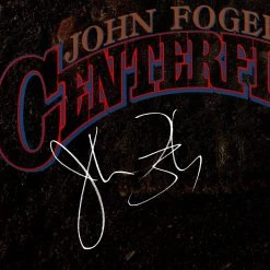 Rare-T John Fogerty Centerfield Limited Signature Edition Studio Licensed Gold LP Custom Frame