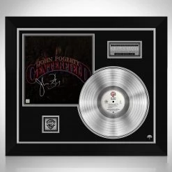 Rare-T John Fogerty Centerfield Limited Signature Edition Studio Licensed Platinum LP Custom Frame