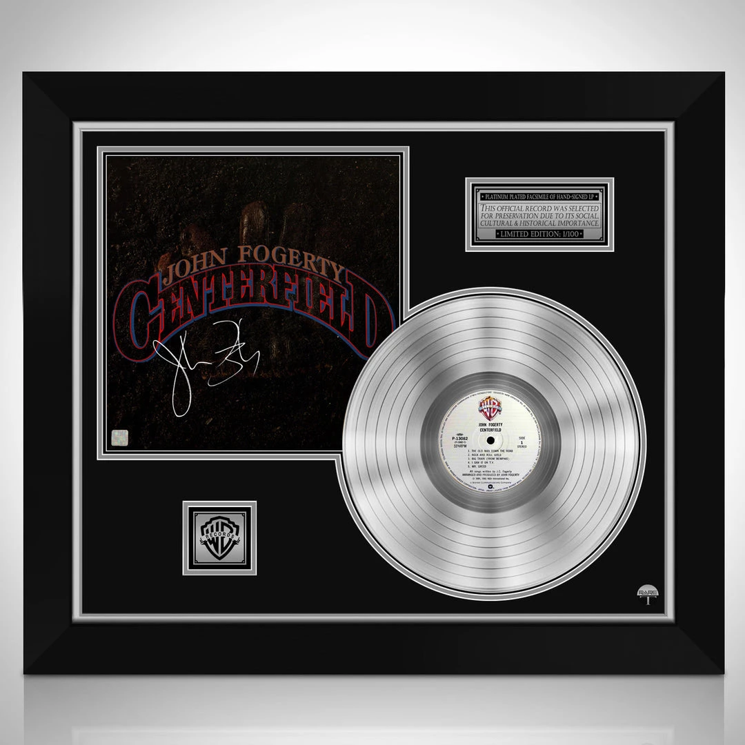 Rare-T John Fogerty Centerfield Limited Signature Edition Studio Licensed Platinum LP Custom Frame 1 Rare-T John Fogerty Centerfield Limited Signature Edition Studio Licensed Platinum LP Custom Frame