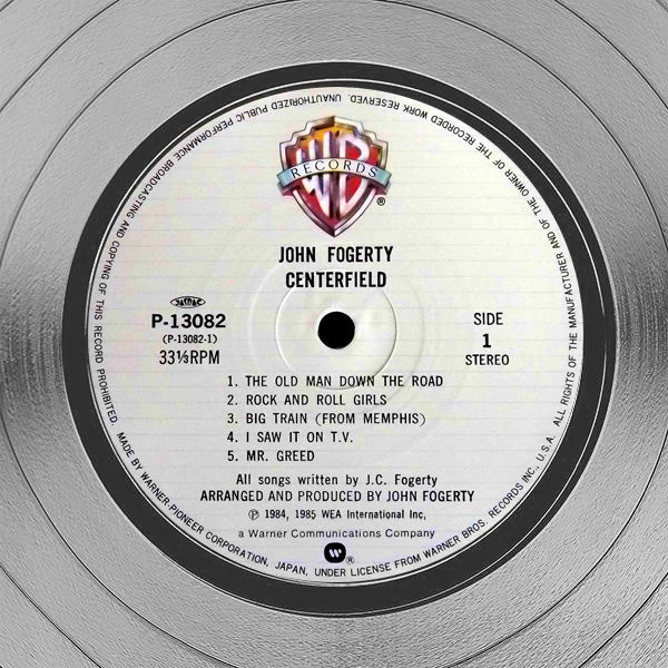 Rare-T John Fogerty Centerfield Limited Signature Edition Studio Licensed Platinum LP Custom Frame 5 Rare-T John Fogerty Centerfield Limited Signature Edition Studio Licensed Platinum LP Custom Frame