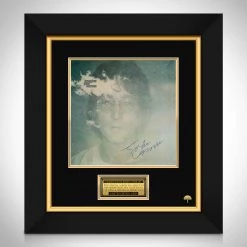 RARE-T John Lennon Imagine Limited Signature Edition Studio Licensed LP Cover Custom Frame