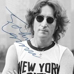 RARE-T Limited Edition Frames John Lennon Memorial Photo Limited Signature Edition Studio Licensed Custom Frame