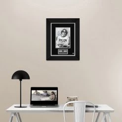 RARE-T Ready To Ship! - John Lennon Memorial Photo Limited Signature Edition Studio Licensed Custom Frame