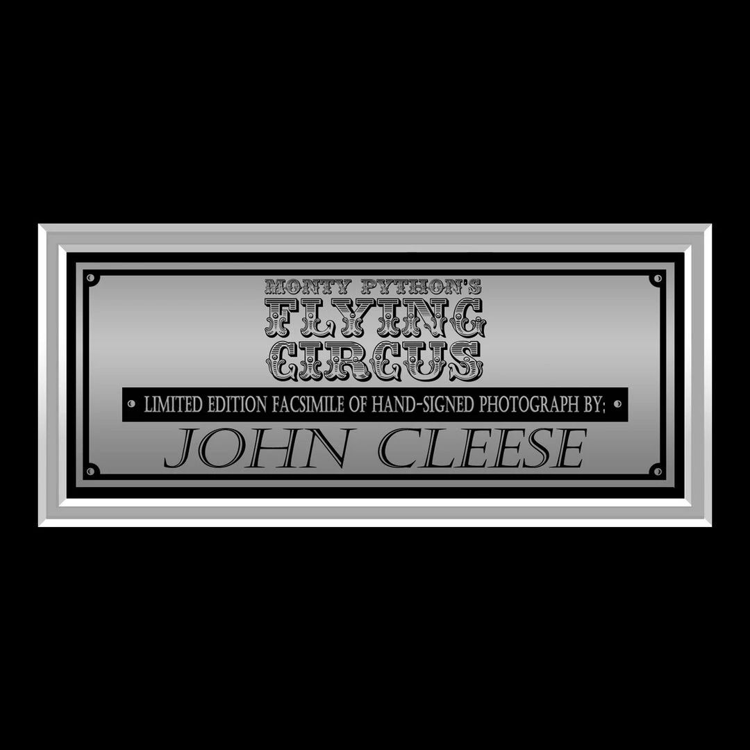 RARE-T Monty Python John Cleese Photo Limited Signature Edition Studio Licensed Custom Frame 4 RARE-T Monty Python John Cleese Photo Limited Signature Edition Studio Licensed Custom Frame