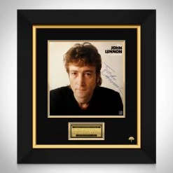RARE-T John Lennon The John Lennon Experience LP Cover Limited Signature Edition Licensed Custom Frame Limited Edition Frames