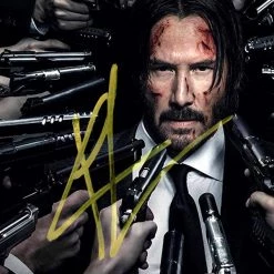 RARE-T John Wick Keanu Reeves Photo Limited Signature Edition Studio Licensed Custom Frame