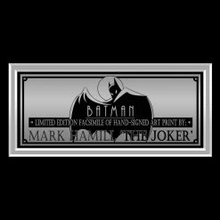 RARE-T Batman The Animated Series Joker Photo Limited Signature Edition Studio Licensed Custom Frame Limited Edition Frames