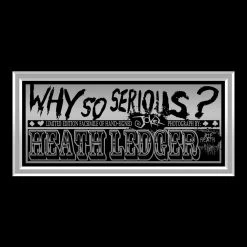 RARE-T The Joker Heath Ledger Mask Photo Limited Signature Edition Studio Licensed Custom Frame