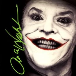 RARE-T Joker Jack Nicholson Movie Photo Limited Signature Edition Licensed Custom Frame Limited Edition Frames