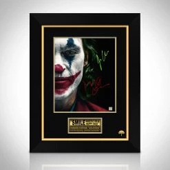 RARE-T Joker Joaquin Phoenix Photo Limited Signature Edition Studio Licensed Custom Frame