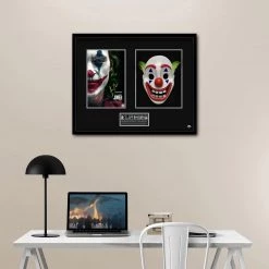 RARE-T Limited Edition Frames Joker- Joaquin Phoenix Limited Signature Edition Joker Photo & Clown Mask Custom Frame