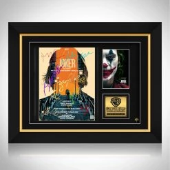 RARE-T Joker Movie Script Joaquin Phoenix Limited Signature Edition Studio Licensed Custom Frame Limited Edition Frames