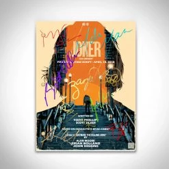 RARE-T Joker Movie Script Joaquin Phoenix Limited Signature Edition Studio Licensed Custom Frame Limited Edition Frames