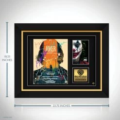 RARE-T Joker Movie Script Joaquin Phoenix Limited Signature Edition Studio Licensed Custom Frame Limited Edition Frames