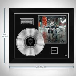 RARE-T Jonas Brothers - A Little Bit Longer Platinum LP Limited Signature Edition Studio Licensed Custom Frame