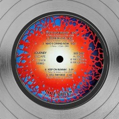 RARE-T Limited Edition Frames Journey Escape Platinum Lp Limited Signature Edition Studio Licensed Custom Frame