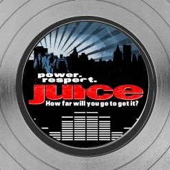 RARE-T Juice - Soundtrack Platinum LP Limited Signature Edition Studio Licensed Custom Frame