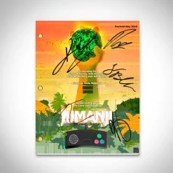 RARE-T Jumanji Welcome To The Jungle Script Limited Signature Edition Studio Licensed Custom Frame