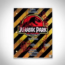 RARE-T Limited Edition Frames Jurassic Park Movie Script Limited Signature Edition Studio Licensed Custom Frame