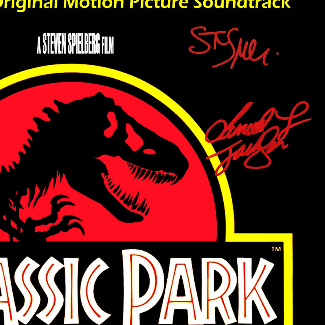 RARE-T Jurassic Park Movie Soundtrack Platinum LP Limited Signature Edition Studio Licensed Custom Frame Limited Edition Frames 4 RARE-T Jurassic Park Movie Soundtrack Platinum LP Limited Signature Edition Studio Licensed Custom Frame Limited Edition Frames