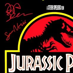 RARE-T Jurassic Park Movie Soundtrack Gold LP Limited Signature Edition Studio Licensed Custom Frame